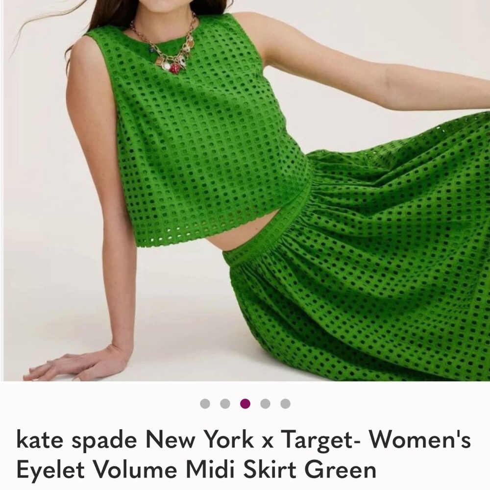 Women's Eyelet Volume Midi Skirt - kate spade new york x Target